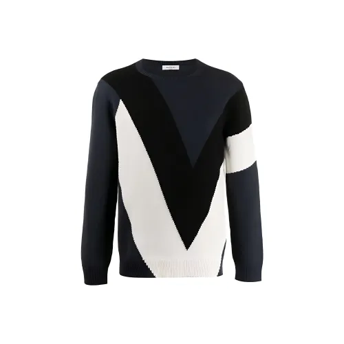 Valentino FW21 Кашемир Свитер Мужской Серый