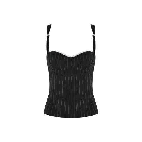 I.AM.GIA MARRION CORSET Топ на бретелях Женский Черный