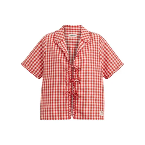 COACH Женские рубашки красного цвета