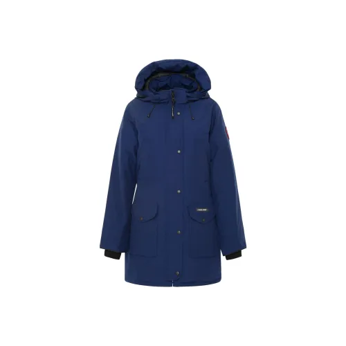 Canada Goose пуховик PARKA пальто женские темно-синий