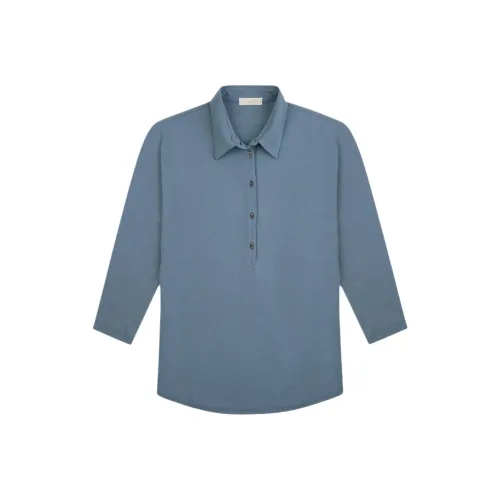 Zanone Поло Женское Светло-Синий