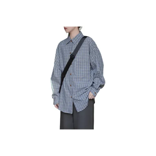 YEARNED Синие Женские Рубашки