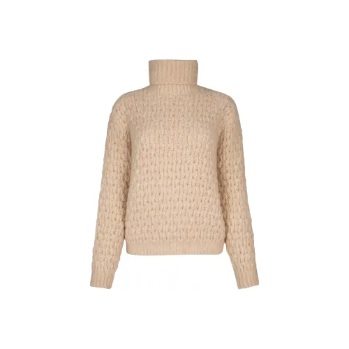 Loro Piana Бежевые Женские Кашемировые Свитеры