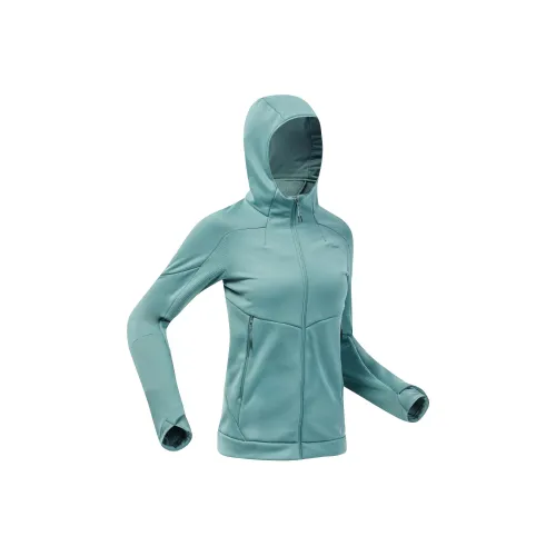 DECATHLON MH500 Флис Одежда Женская Сосновый Зеленый