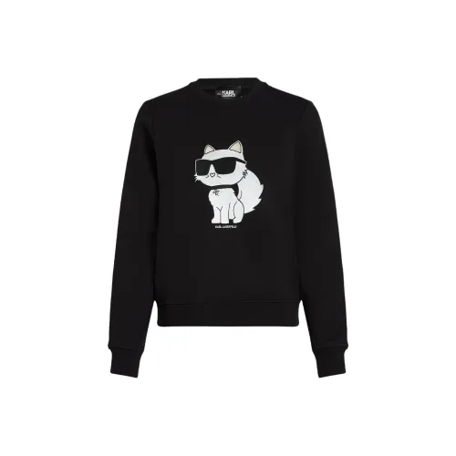 Свитшот KARL LAGERFELD женский черный