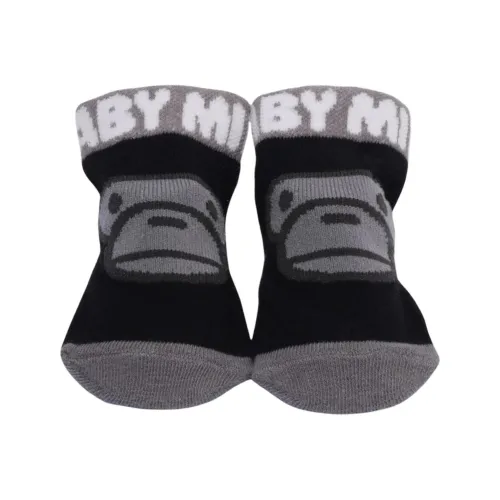 A BATHING APE Серые унисекс носки MID до икры
