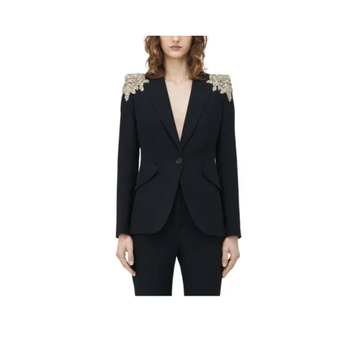 Alexander McQueen Куртки и Пальто Женские Черные