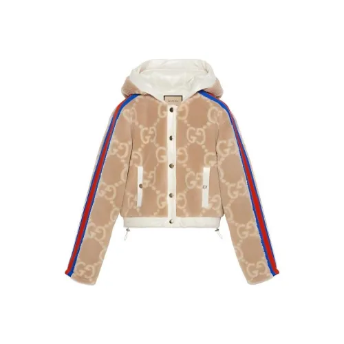 GUCCI Куртки и Пальто Женские Бежевые