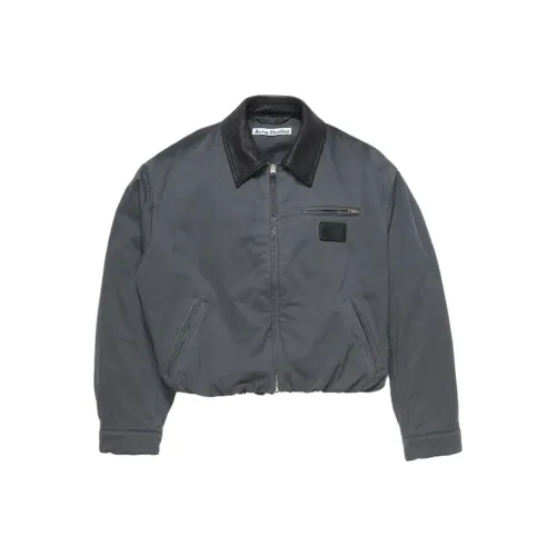 Acne Studios SS25 Куртки и Пальто Женские Темно-Серый