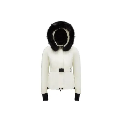 Moncler Grenoble Белая Женская Пуховая Куртка