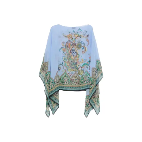 ETRO Светло-синие Женские Рубашки