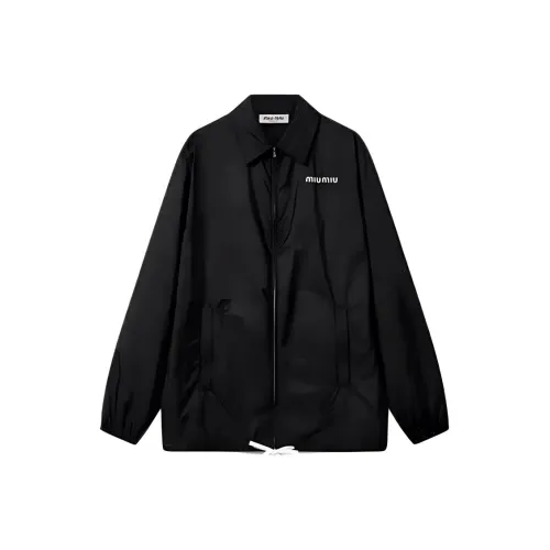 MIU MIU FW24 Куртки и Пальто Женские Черный