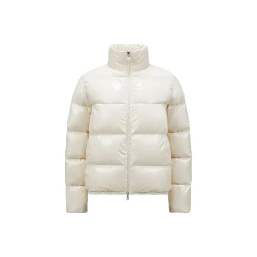 Moncler Abbadia Series Натуральный Белый Женский Пуховик