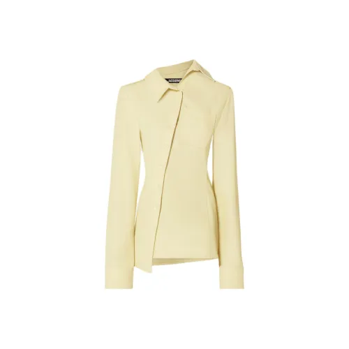 Jacquemus Светло-желтые Женские Рубашки