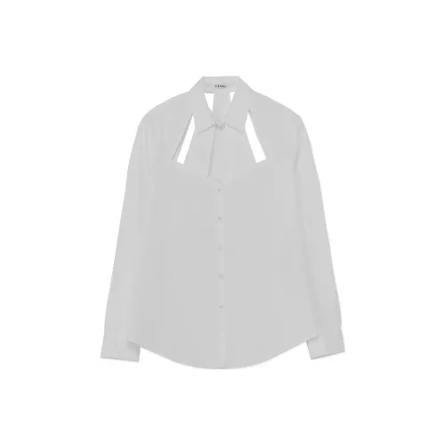 Yohji Yamamoto Белые Женские Рубашки