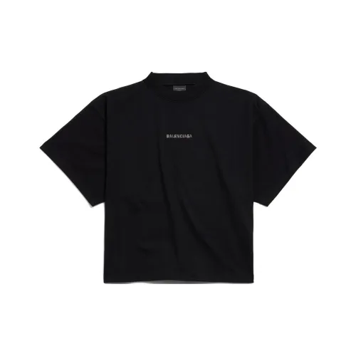 Balenciaga FW24 T-Shirt Женская Черная