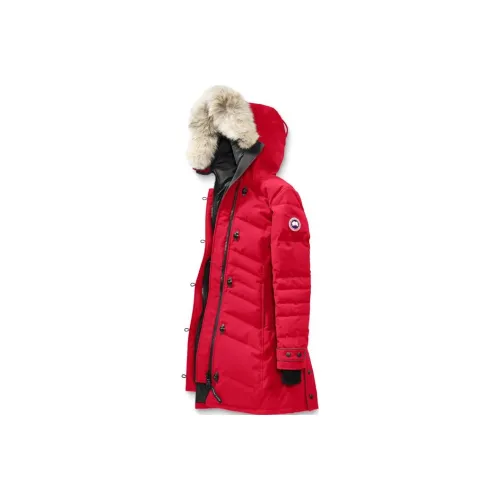 Canada Goose Lorette Series Красный Женские Пуховики