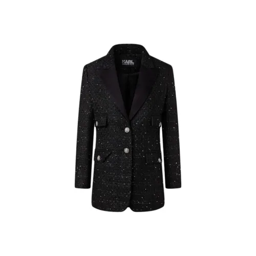 Karl Lagerfeld Бизнес-костюм Пальто Женское Черное