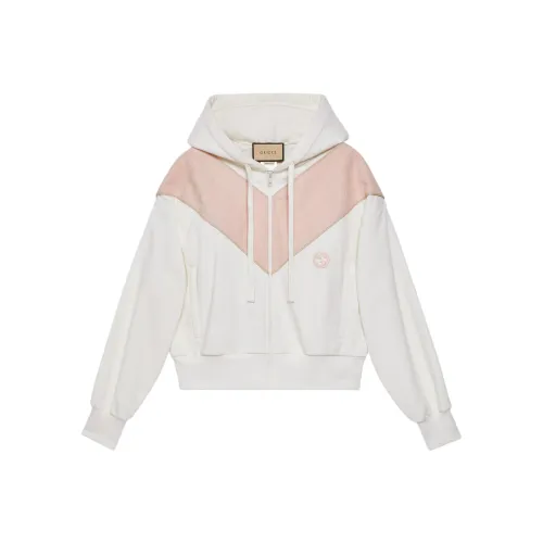 GUCCI SS24 Свитшот Женский Светло-Белый