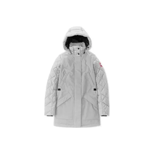 Canada Goose Berkley Series FW22 Пуховик Женская Серебряная Серый