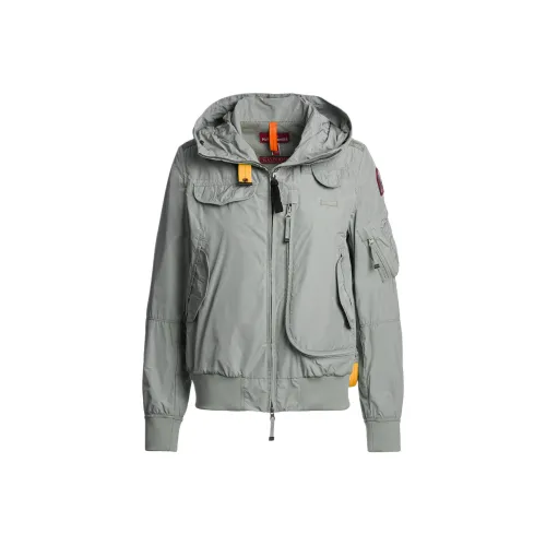 PARAJUMPERS Куртки и пальто женские серо-зеленые