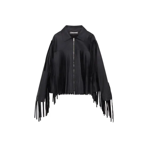 STELLA MCCARTNEY Обсидиановый черный Женские Куртки