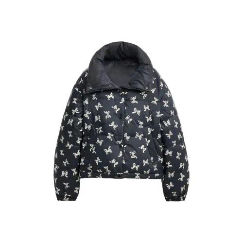 COACH Пуховик Женский Черный