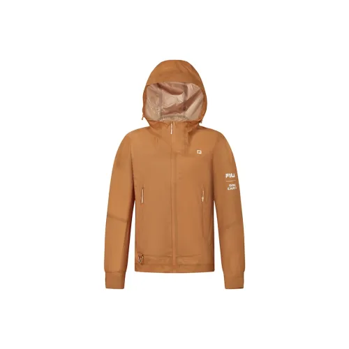 FILA x BBC EARTH Куртка Женская Закатный Оранжевый