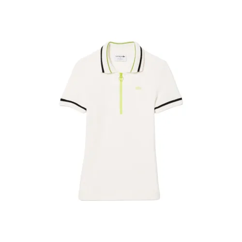 LACOSTE Поло Женское Белое