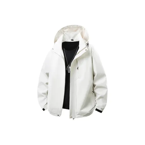 Mulinsen Куртки Пальто Унисекс Айвори Белый