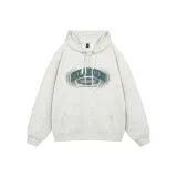 R12383 Бело-серый - Флисовая подкладка