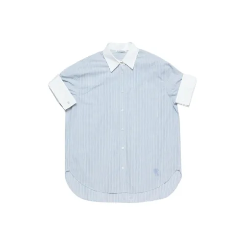 ACNE STUDIOS Рубашка Женская Синяя Белая