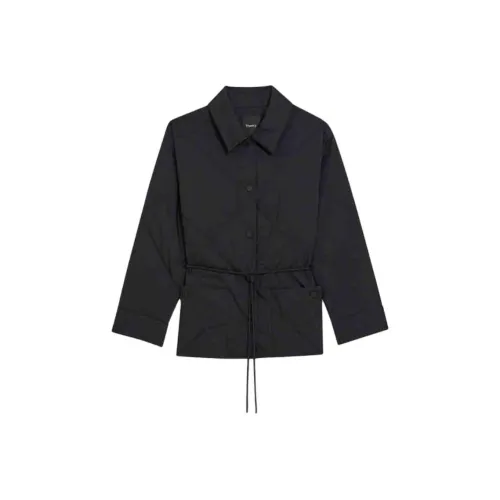 THEORY Пуховик Женский Черный