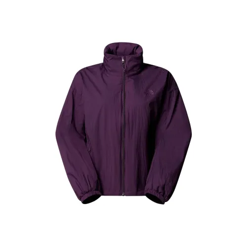 THE NORTH FACE Женские M66 CRINKLE WIND Куртка Куртки Пальто Женские Черная Смородина Фиолетовый
