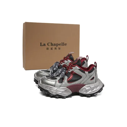 La Chapelle массивные кроссовки Low Top Анкора Красный Женские