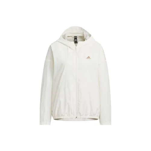 Adidas Розово-белые Женские Куртки