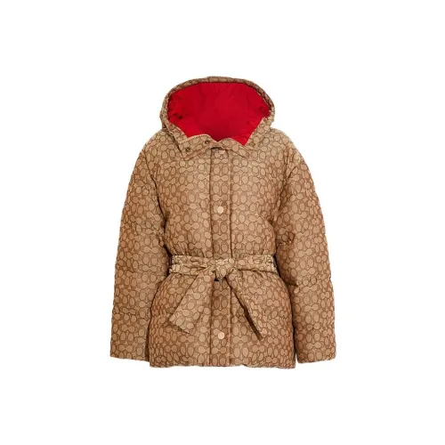 COACH FW22 Пуховик Женский Хаки