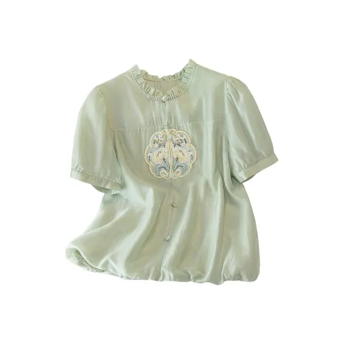 Cypress House Рубашка Женская Зеленая