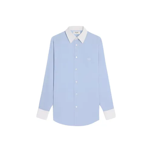 CELINE Рубашка Женская Синий Розовый Цвет