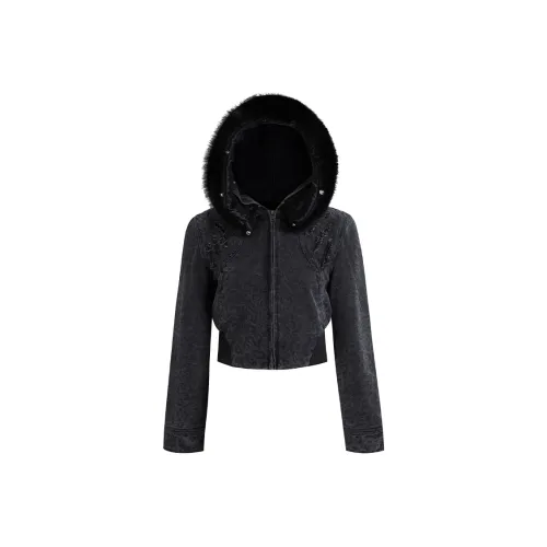 DND4DES Куртки Пальто Женские Черный