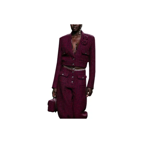 CHANEL Персиково-красные Женские Куртки