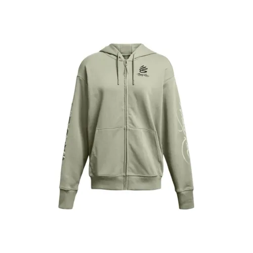 Under Armour Брюс Ли Co Branded Модель Зеленый Женские Свитшоты