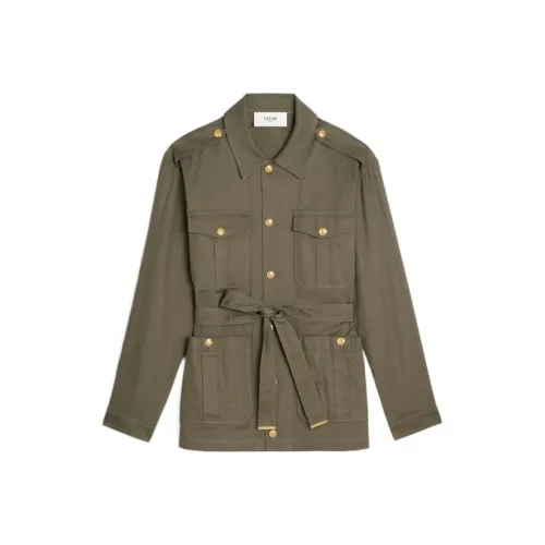 CELINE Зеленые Женские Куртки