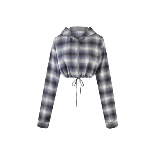 I.AM.GIA TIFF Куртка Куртки Пальто Женские GINGHAM Клетчатая ткань
