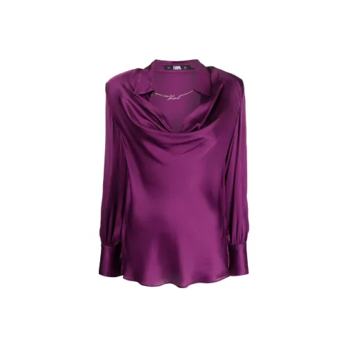 Karl Lagerfeld Рубашка Женская Фиолетовая