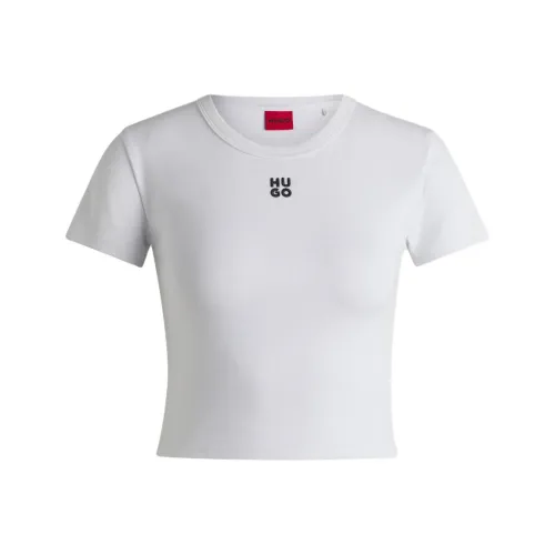 Hugo Boss T-рубашка Женская Белая