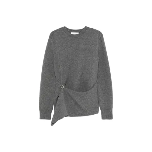 JIL SANDER SS24 Кашемир Свитер Женский Средний Серый