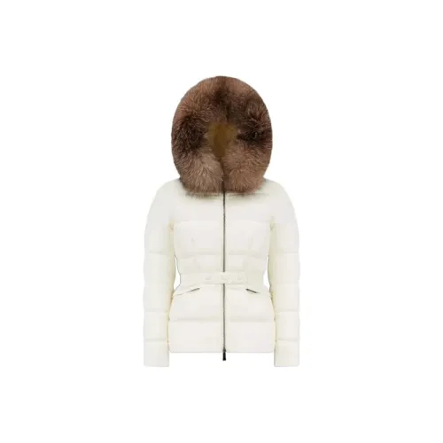 MONCLER Boed Series FW22 Пуховик Женские Айвори Белый
