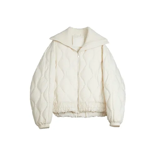 Elle Экрю Женские Пуховики