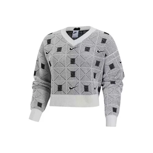 nike Трикотаж Женский Черный Белый